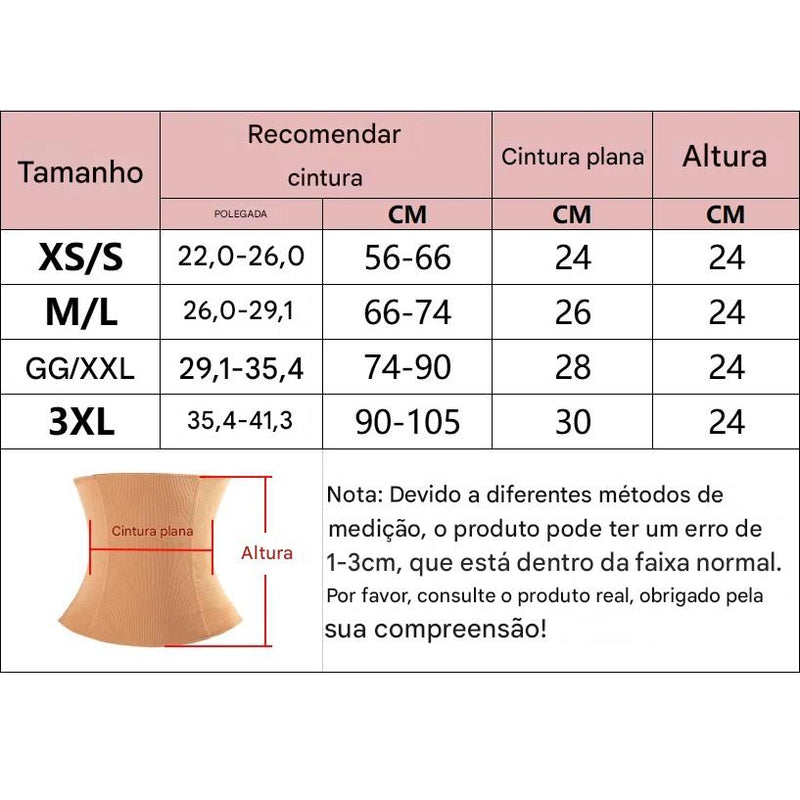 Cinta Modeladora com Efeito Instantâneo